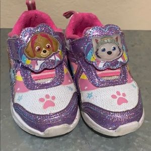paw patrol light up shoes
